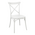 Καρέκλα Crossie Pakoworld pp σε Λευκή Απόχρωση 38x46.5x82εκ