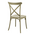 Καρέκλα Crossie Pakoworld pp σε Απόχρωση Cappucino 38x46.5x82εκ