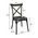 Καρέκλα Crossie Pakoworld pp σε Απόχρωση Cappucino 38x46.5x82εκ