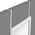 Καθρέπτης Πόρτας pwd-0111 Pakoworld Polyresin-Λευκό 34x1.7x94εκ