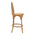 Σκαμπό Μπαρ Thonet Pakoworld Φυσικό Ξύλο Οξιάς-Έδρα Φυσικό Rattan 41x50x105εκ