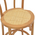 Σκαμπό Μπαρ Thonet Pakoworld Φυσικό Ξύλο Οξιάς-Έδρα Φυσικό Rattan 41x50x105εκ