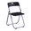 Καρέκλα Πτυσσόμενη Daxton Pakoworld pp Μαύρο-Ασημί 49x46.5x73.5εκ