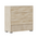 Συρταριέρα Bruse Pakoworld Μελαμίνη σε Sonoma-oak Απόχρωση 96.7x40.5x92.9εκ