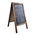 Stand Μενού Felex Pakoworld Καρυδί-Μαύρο 50x25x100εκ