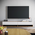 Έπιπλο Τηλεόρασης Επιτοίχιο Handra Pakoworld Λευκό-oak 180x31,5x29,5εκ