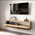 Έπιπλο Τηλεόρασης Επιτοίχιο Roscoe Pakoworld oak 100x31,5x29,5εκ