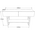 Κονσόλα Vien Pakoworld oak-Μαύρο 139x43x75,5εκ