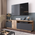 Έπιπλο Τηλεόρασης Elana Pakoworld Sonoma-Ανθρακί 150x29.5x46.3εκ