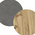 Έπιπλο Τηλεόρασης Elana Pakoworld Sonoma-Ανθρακί 150x29.5x46.3εκ