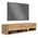 Έπιπλο Τηλεόρασης Επιτοίχιο Roscoe Pakoworld Sonoma 140x31.6x29.6εκ