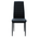 Καρέκλα Parker Pakoworld pu Ανθρακί-Μαύρο Πόδι 42x48x98εκ