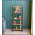 Βιβλιοθήκη Baker Pakoworld Καρυδί-Μαύρο 66x34x180εκ