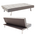 Καναπές-Κρεβάτι Travis Pakoworld 3θέσιος Ύφασμα Γκρι 175x83x74εκ