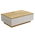 Τραπέζι Σαλονιού Thunder Pakoworld Sonoma-Λευκό 90x60x31.5εκ