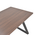 Τραπέζι Winor Pakoworld Καρυδί mdf-Πόδι Μαύρο Μεταλλικό 160x90x75εκ