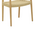 Πολυθρόνα Juvan Pakoworld Φυσικό Rubberwood 64x53x77εκ