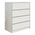 Συρταριέρα Kuanger Pakoworld mdf σε Λευκή Απόχρωση 80x40x80εκ