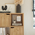 Βιβλιοθήκη Bookel Pakoworld Μελαμίνης σε oak Απόχρωση 59.5x27.5x89εκ