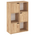 Βιβλιοθήκη Bookel Pakoworld Μελαμίνης σε oak Απόχρωση 59.5x27.5x89εκ