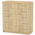 Συρταριέρα Penelope Pakoworld 5 Συρταριών Sonoma 80.5x38x89εκ