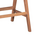 Σκαμπό bar Winslow Pakoworld Ξύλο Rubberwood Ανοικτό Καρυδί-pvc Rattan Φυσικό-Ύφασμα Γκρι
