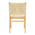 Καρέκλα Arten Pakoworld Σχοινί-Rubberwood σε Φυσική Απόχρωση 60x55x85εκ