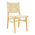 Καρέκλα Arten Pakoworld Σχοινί-Rubberwood σε Φυσική Απόχρωση 60x55x85εκ