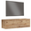 Έπιπλο Τηλεόρασης Επιτοίχιο Serit Pakoworld Sonoma 100x31.6x29.6εκ
