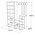 Έπιπλο Εισόδου Doorse Pakoworld Μελαμίνης Λευκό-Sonoma 147.5x35x180εκ
