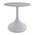 Βοηθητικό Τραπέζι Fabron Inart Λευκό Sintered Stone Φ50x52εκ