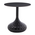 Βοηθητικό Τραπέζι Fabron Inart Μαύρο Sintered Stone Φ50x52εκ