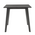 Τραπέζι Benson Pakoworld mdf με Καπλαμά  Χρώμα Rustic Grey 80x80x75εκ