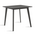 Τραπέζι Benson Pakoworld mdf με Καπλαμά  Χρώμα Rustic Grey 80x80x75εκ