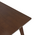 Τραπέζι Benson Pakoworld mdf με Καπλαμά Χρώμα Καρυδί 150x90x75εκ