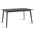 Τραπέζι Benson Pakoworld mdf με Καπλαμά Χρώμα Rustic Grey 150x90x75εκ