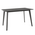 Tραπεζαρία Benson - Orlean Pakoworld σετ 5τμχ Rustic Grey-Ύφασμα Γκρι 120x75x75εκ