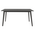 Tραπεζαρία Benson - Toto Pakoworld σετ 7τμχ Rustic Grey - Ύφασμα Γκρι 150x90x75εκ