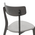 Tραπεζαρία Benson - Toto Pakoworld σετ 7τμχ Rustic Grey - Ύφασμα Γκρι 150x90x75εκ