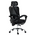 Καρέκλα Γραφείου Διευθυντή με Υποπόδιο Titan Pakoworld Premium Quality Ύφασμα-Mesh Χρώμα Μαύρο