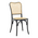 Καρέκλα Zozele Pakoworld Φυσικό Rattan pe-Μαύρο Toon Wood 45x51x88εκ