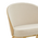 Καρέκλα Sarian Pakoworld Μπεζ Ύφασμα-Rubberwood Φυσικό Πόδι 69,5x71x70.5εκ