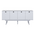 Μπουφές Salonde Pakoworld Λευκό Μελαμίνης-Λευκό pp Πόδι 180x40x82.6εκ