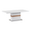 Τραπέζι Zoekrin Inart Λευκό mdf 200x100x76εκ