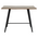 Tραπέζι Μπαρ Fortitude Pakoworld mdf Καρυδί - Πόδι Μαύρο 140x70x103.5εκ
