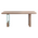 Tραπέζι Faghan Pakoworld Καφέ mdf 180x90x76εκ