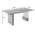 Tραπέζι Faghan Pakoworld Καφέ mdf 180x90x76εκ