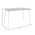 Τραπέζι Cuba Pakoworld mdf Sonoma-Λευκό 120x80x75εκ
