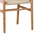 Καρέκλα Wishbone Pakoworld Rubberwood-Σχοινί σε Φυσική Απόχρωση 50x51x80εκ