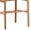 Σκαμπό Μπαρ Wishbone Pakoworld Rubberwood-Σχοινί σε Φυσική Απόχρωση 55x49x108εκκ